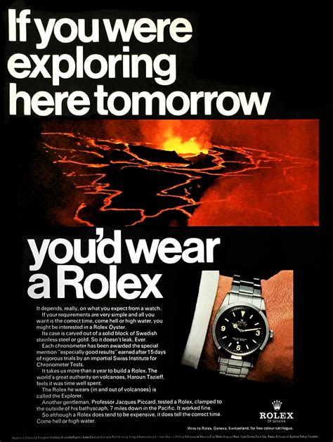 rolex watch advert|vintage rolex magazine ads.